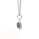 Diamond Emerald Pendant