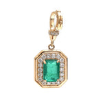 Emerald Diamond Pendant