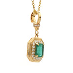 Diamond Emerald Pendant