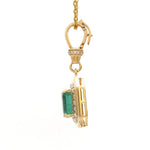 Diamond Emerald Pendant