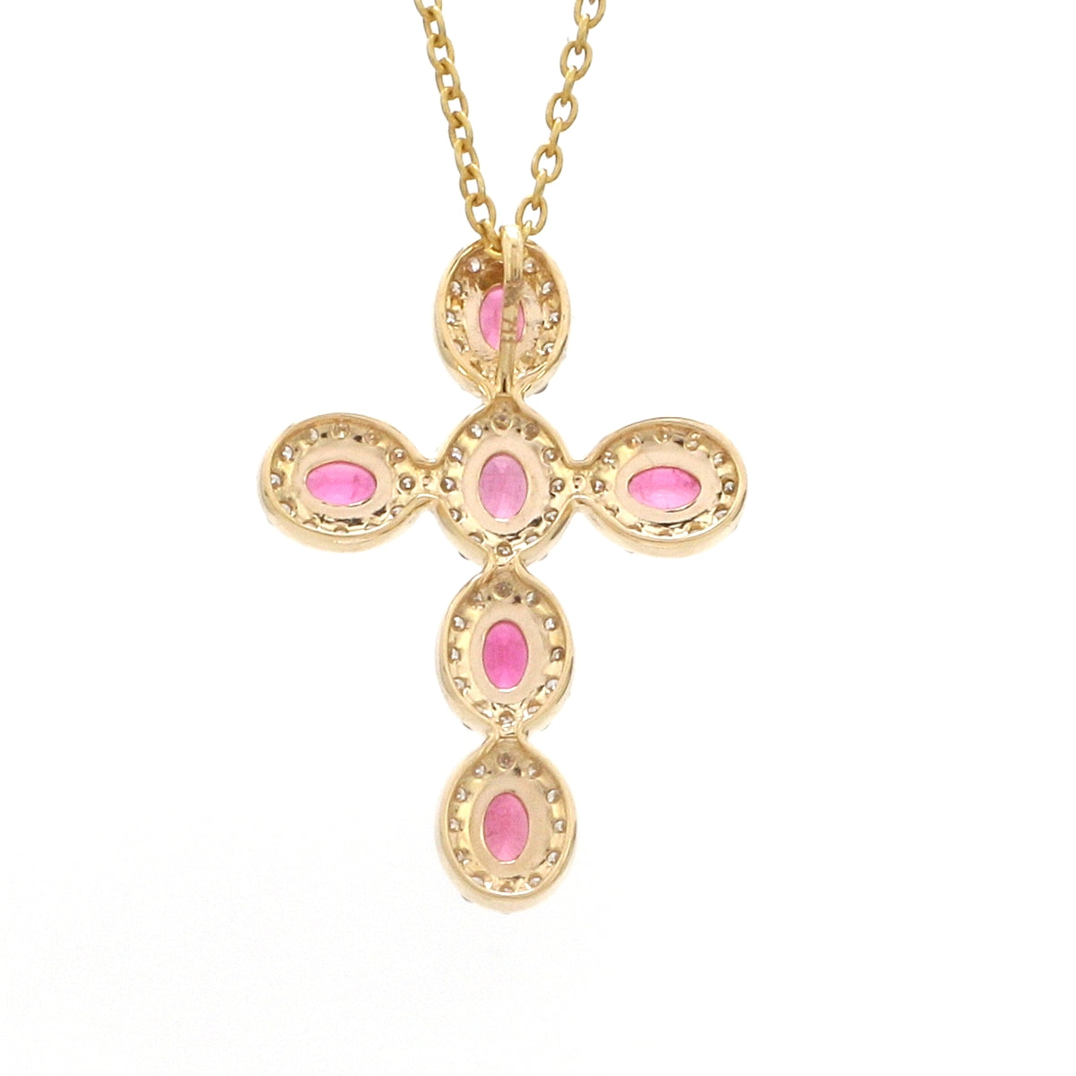 Diamond Rubillite Pendant