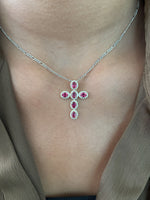 Rubillite Diamond Pendant
