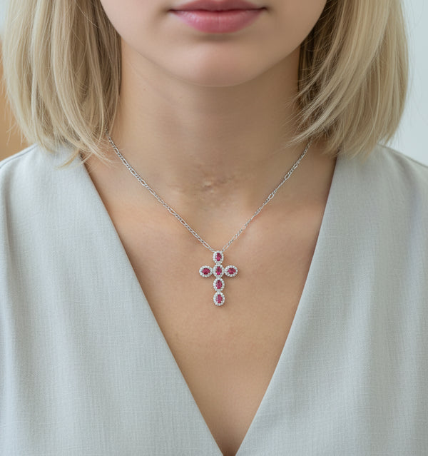 Diamond Ruby Pendant