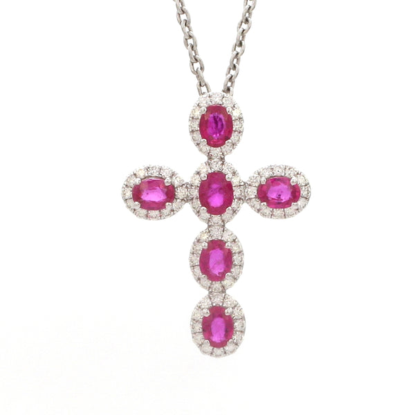 Diamond Ruby Pendant