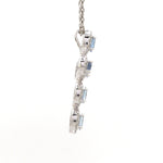 Diamond Aquamarine Pendant