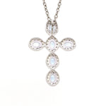 Diamond Aquamarine Pendant