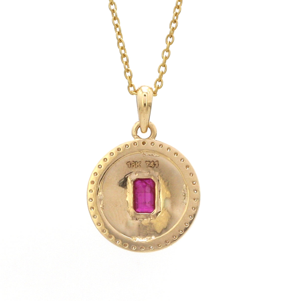 Diamond Ruby Pendant