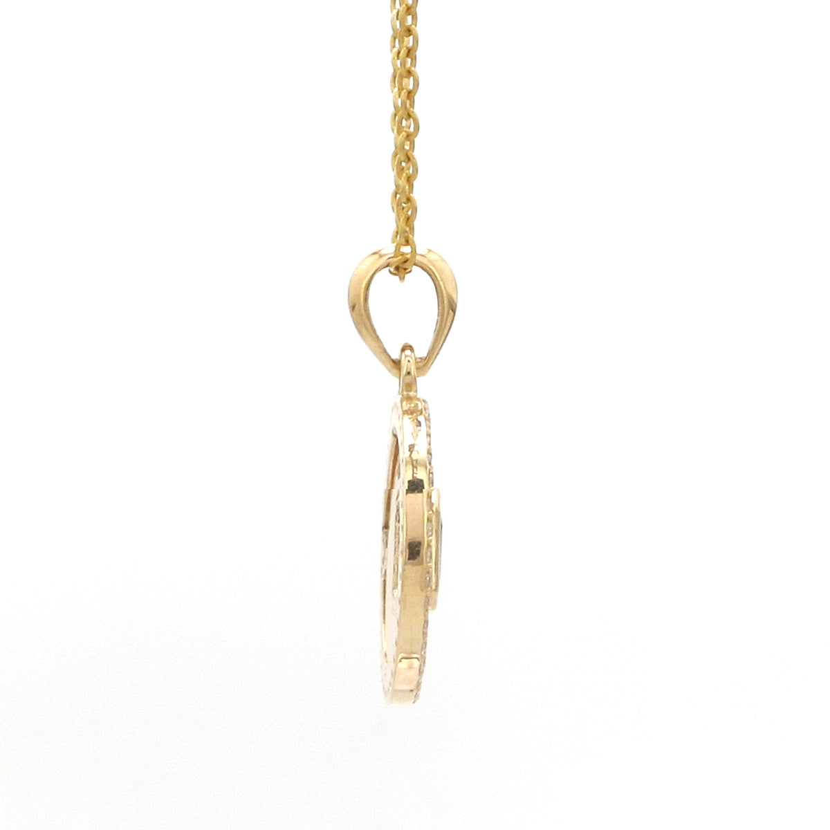 Diamond Blue Sapphire Pendant