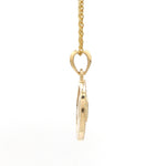 Diamond Blue Sapphire Pendant