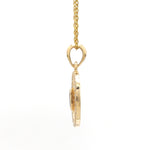 Diamond Blue Sapphire Pendant