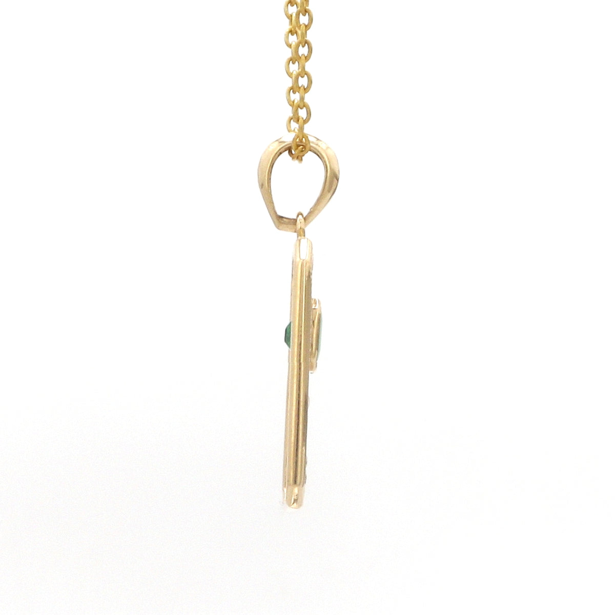 Diamond Emerald Pendant