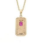 Diamond Ruby Pendant
