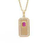 Diamond Ruby Pendant
