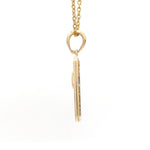 Diamond Blue Sapphire Pendant