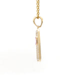 Diamond Pink Sapphire Pendant
