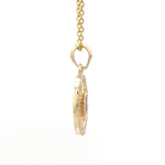 Diamond Blue Sapphire Pendant