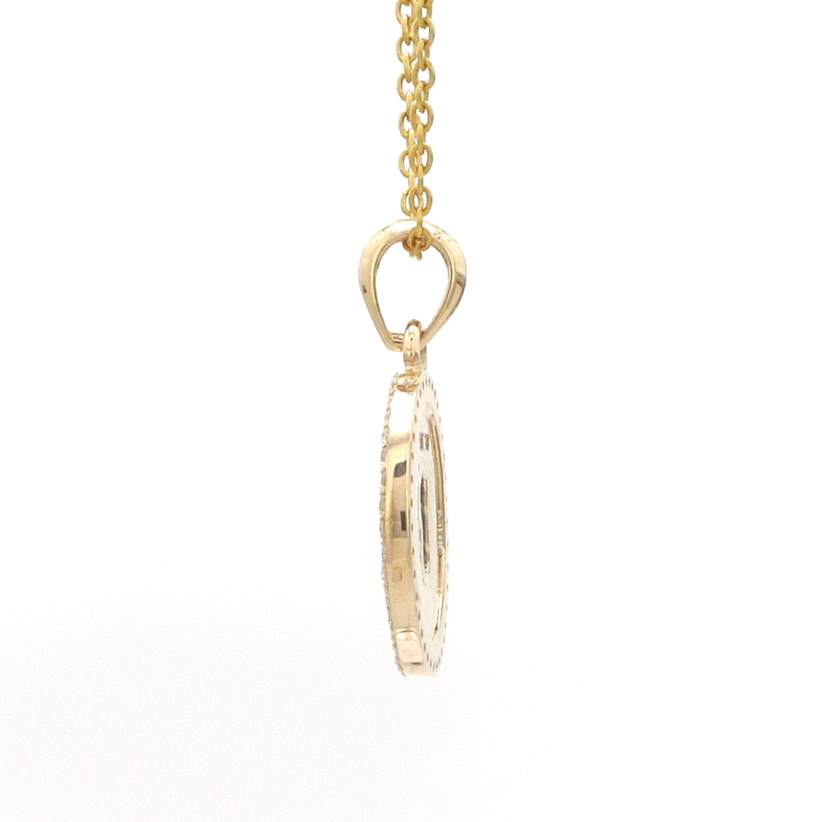Diamond Blue Sapphire Pendant