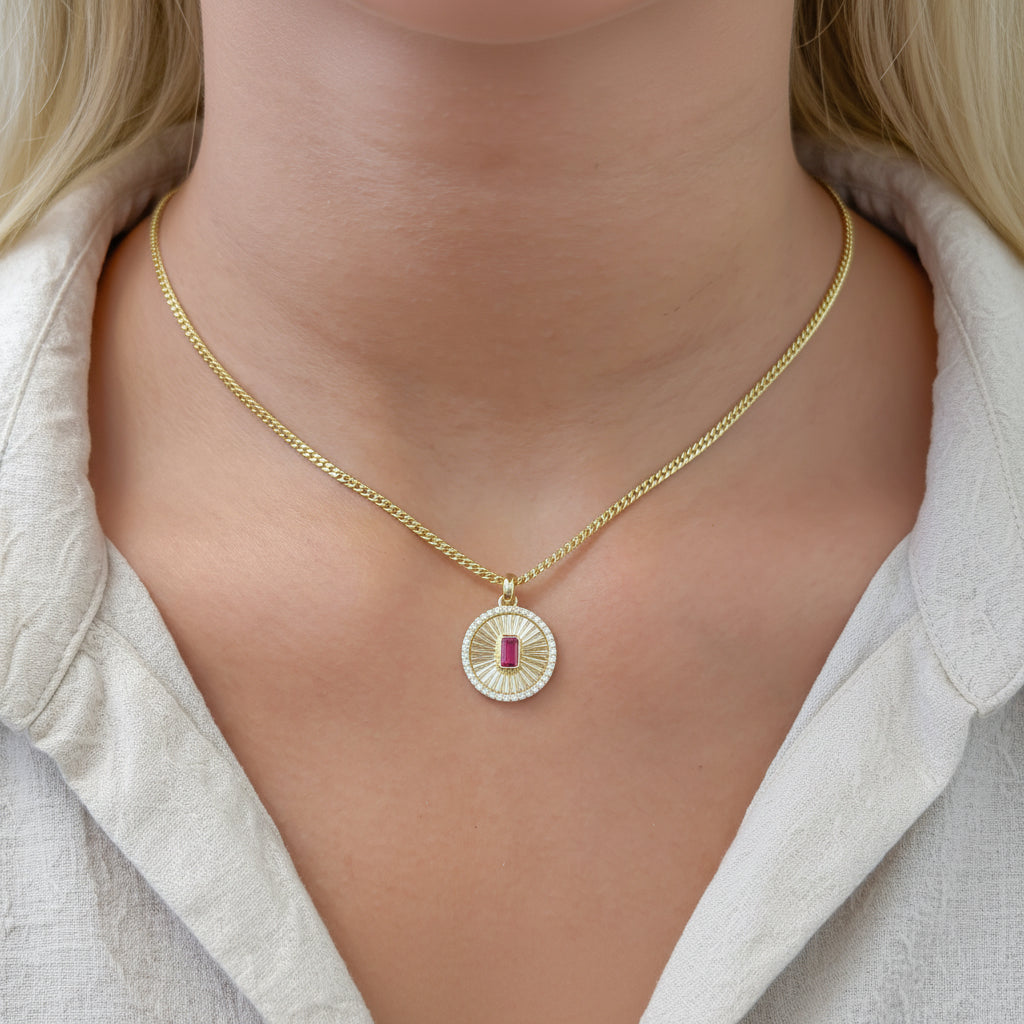 Diamond Ruby Pendant