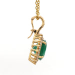 Diamond Emerald Pendant