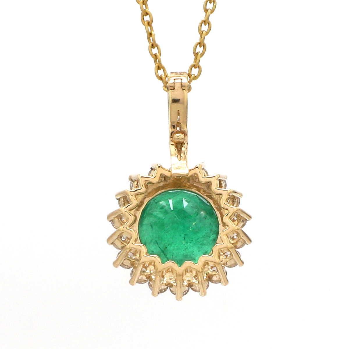 Diamond Emerald Pendant