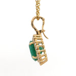 Diamond Emerald Pendant