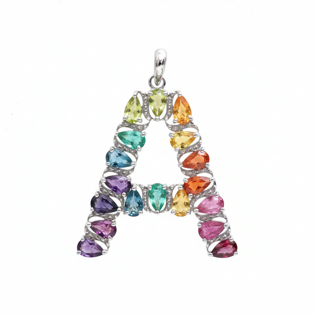 Rainbow Gemstone Pendant
