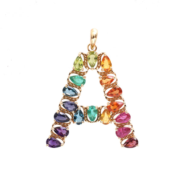 Rainbow Gemstone Pendant