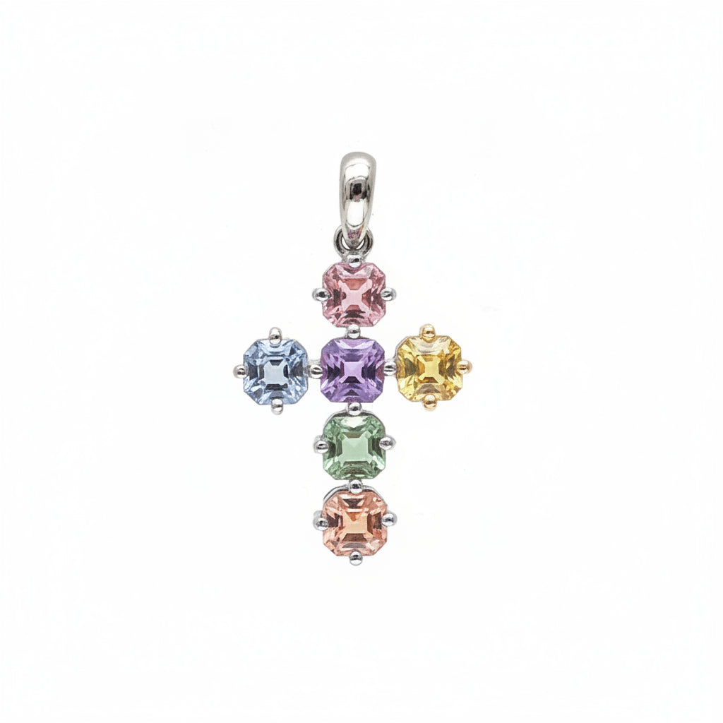 Rainbow Sapphire Pendant