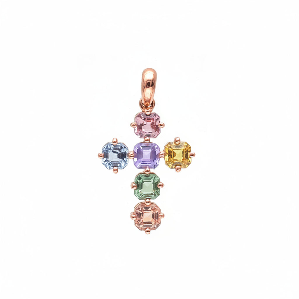 Rainbow Sapphire Pendant