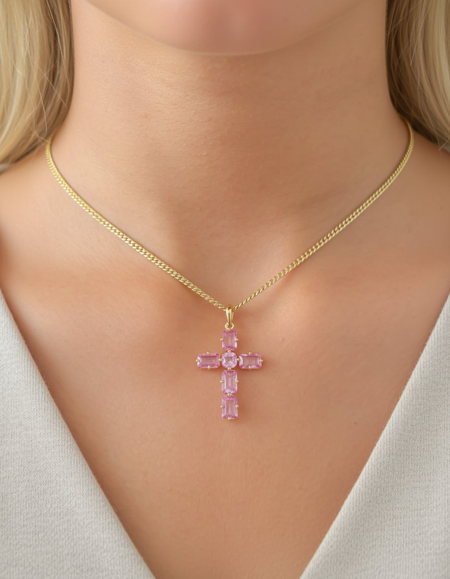 Pink Sapphire Pendant