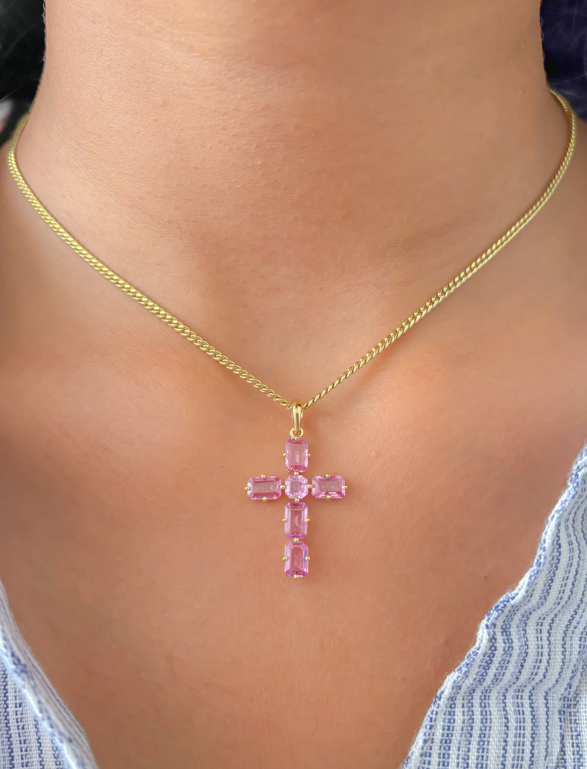 Pink Sapphire Pendant