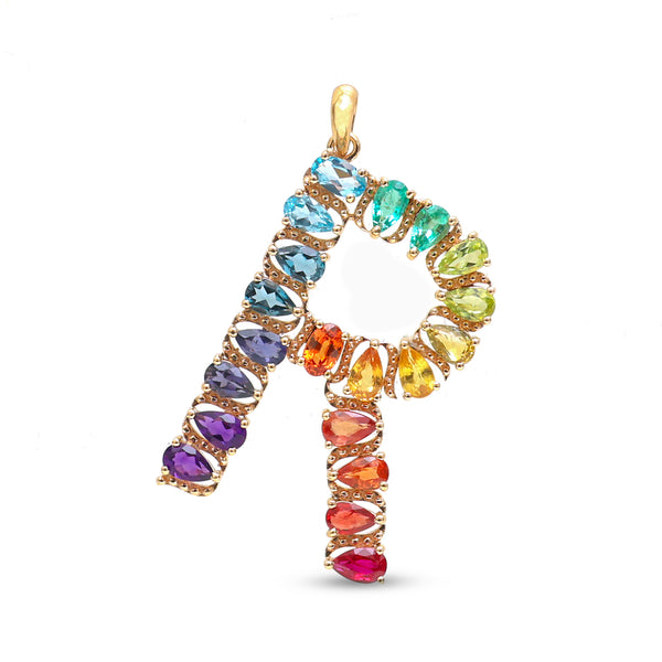 Rainbow Gemstone Pendant