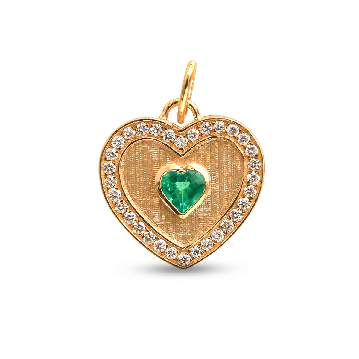 Diamond Emerald Pendant