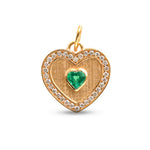 Diamond Emerald Pendant