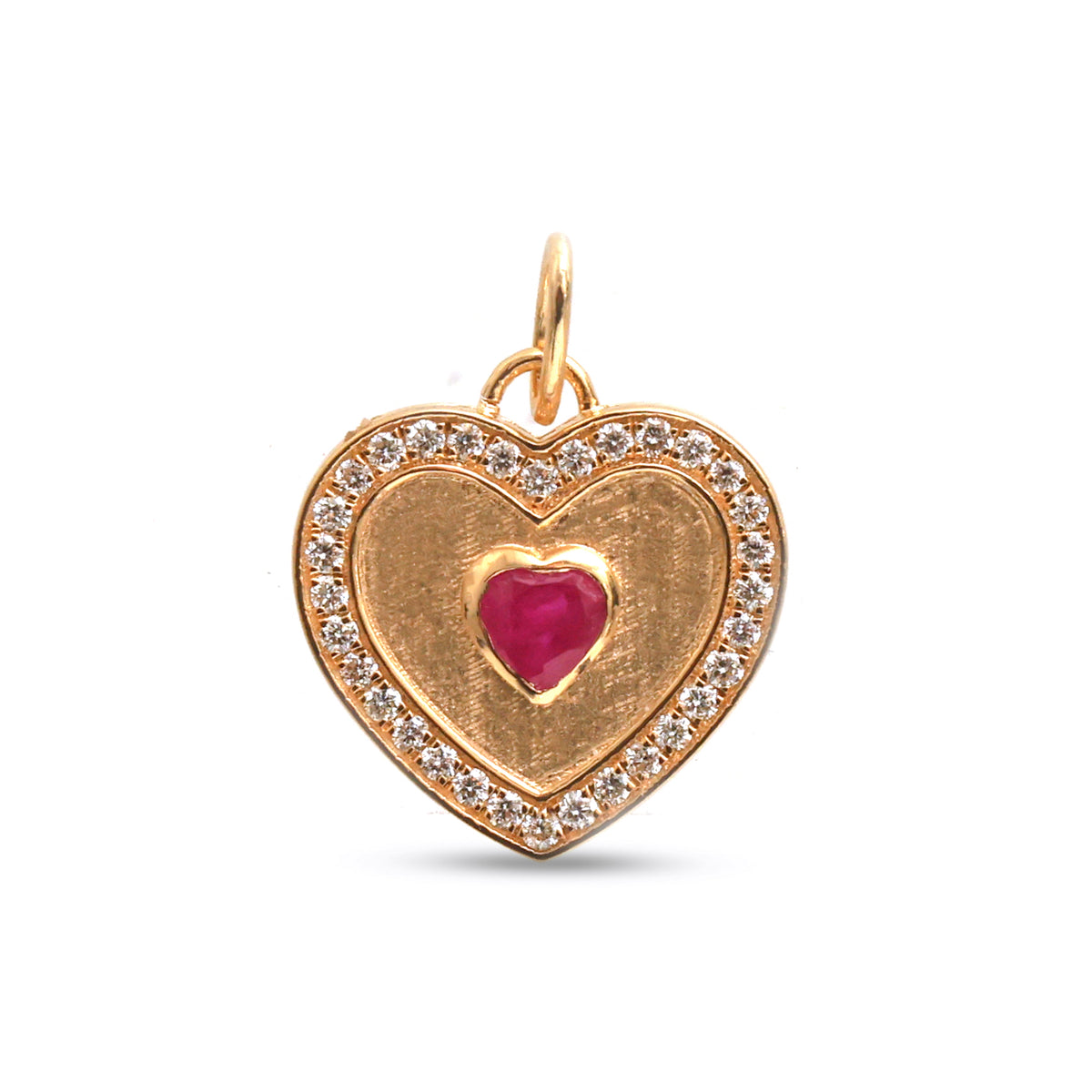Ruby Diamond Pendant