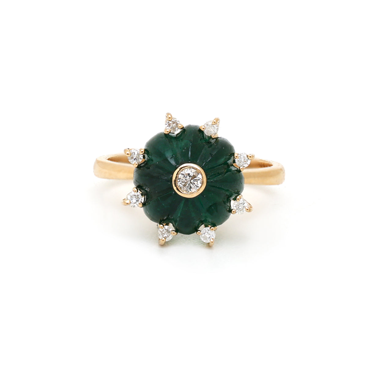 Emerald Diamond Ring