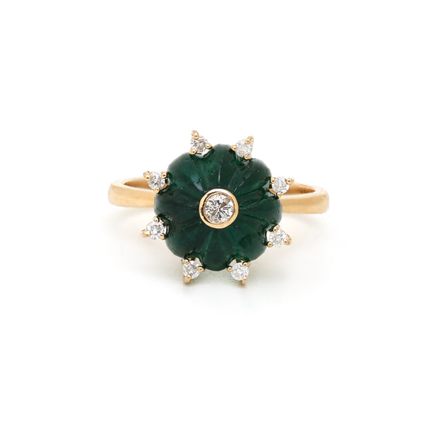 Emerald Diamond Ring