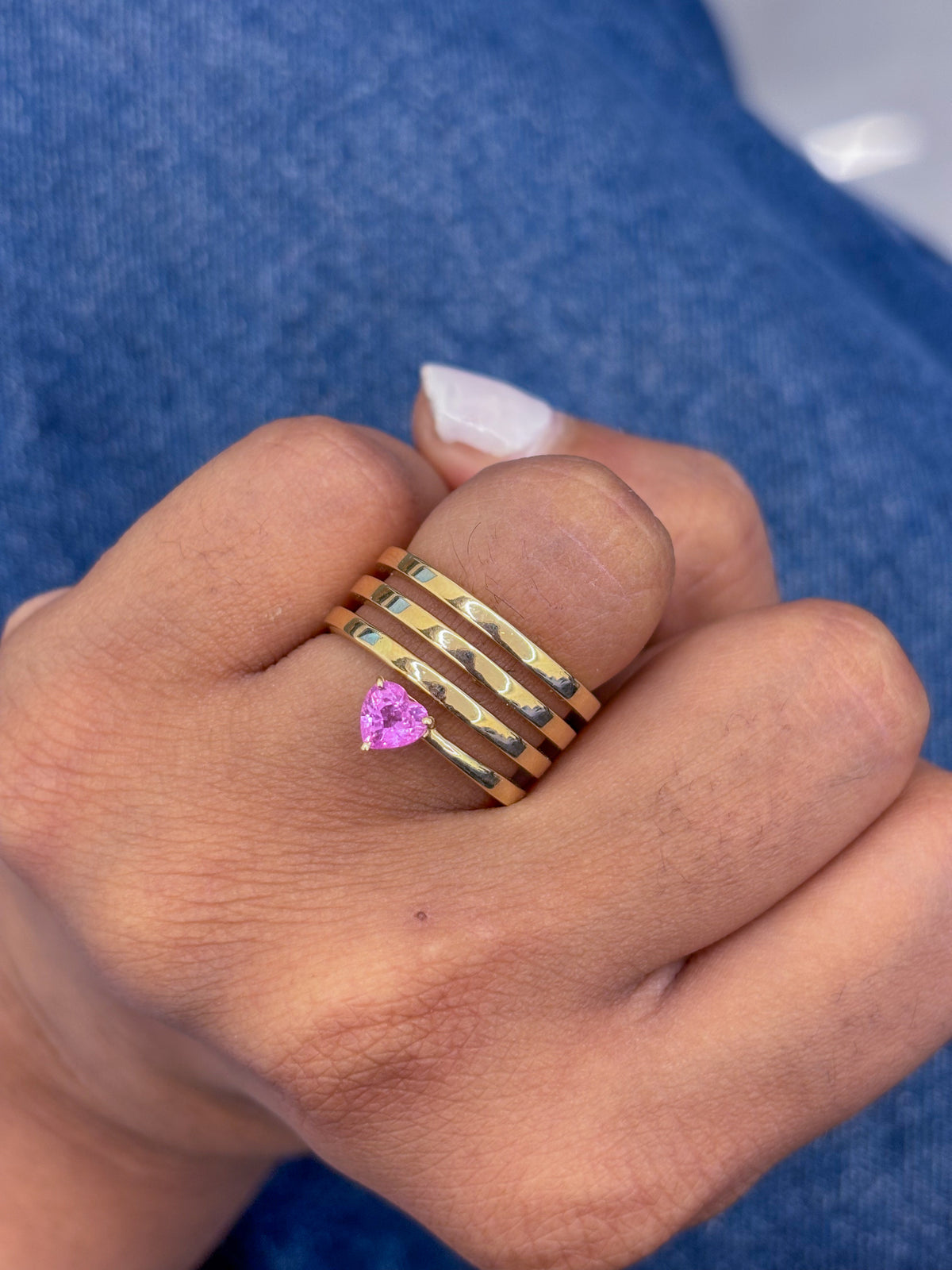 Pink Sapphire Ring