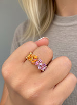 Rainbow Sapphire Ring