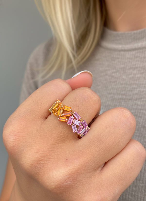 Rainbow Sapphire Ring