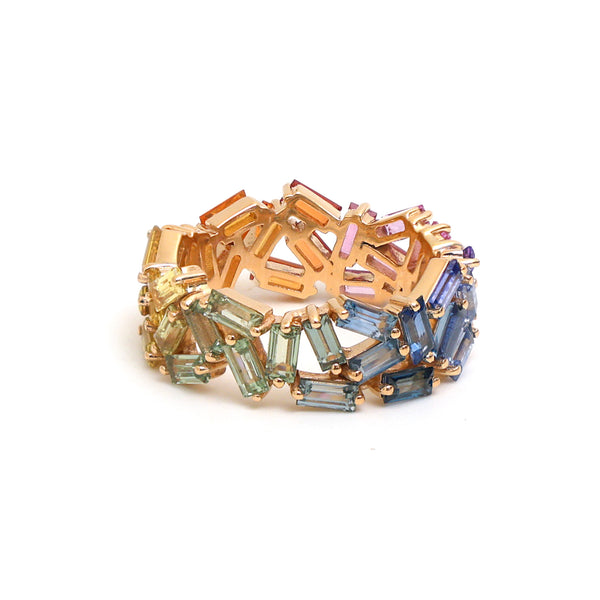 Rainbow Sapphire Ring