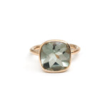 Green Amethyst Ring