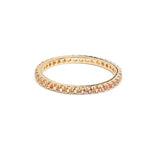 Orange Sapphire Ring