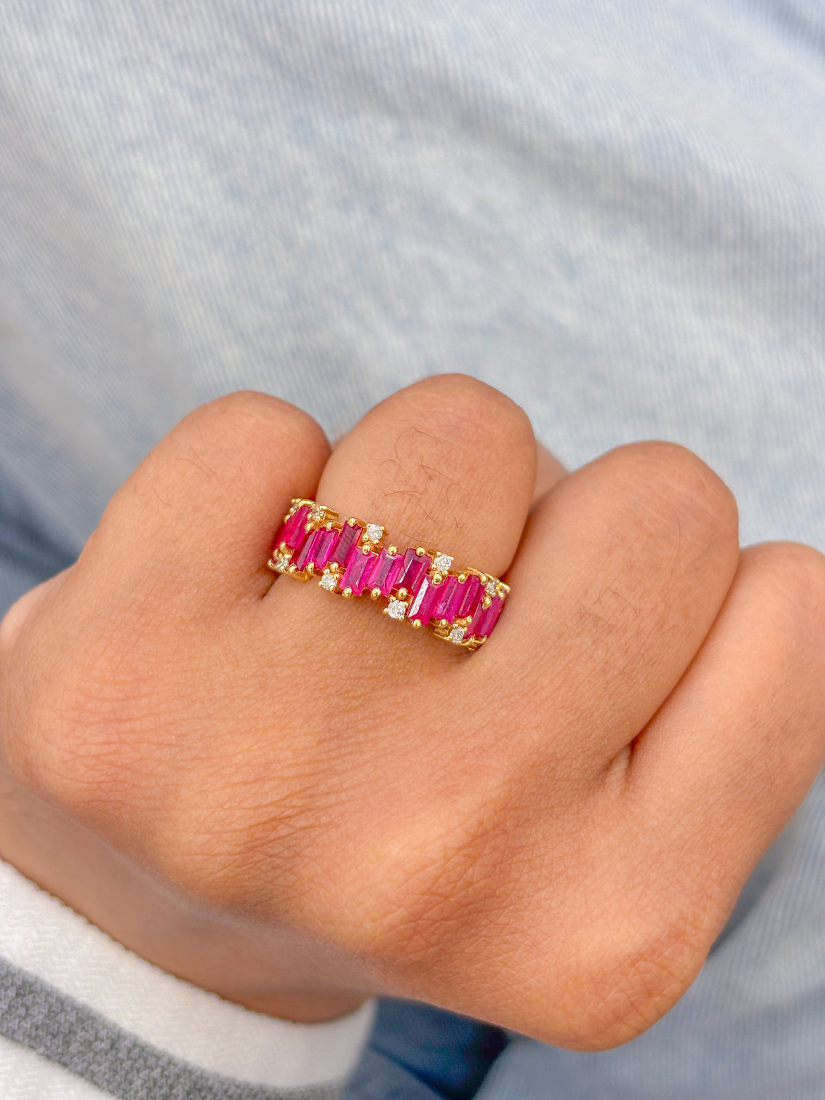 Ruby Diamond Ring