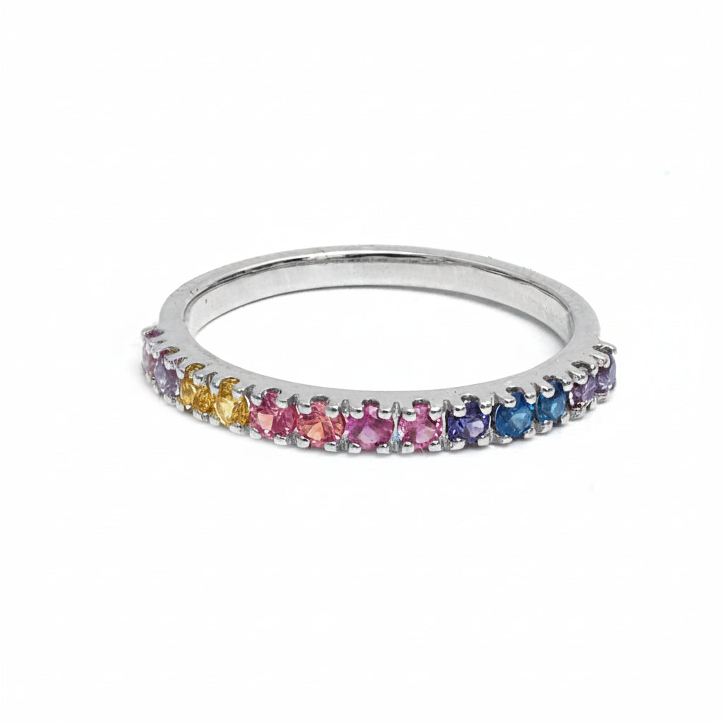 Rainbow Sapphire Ring