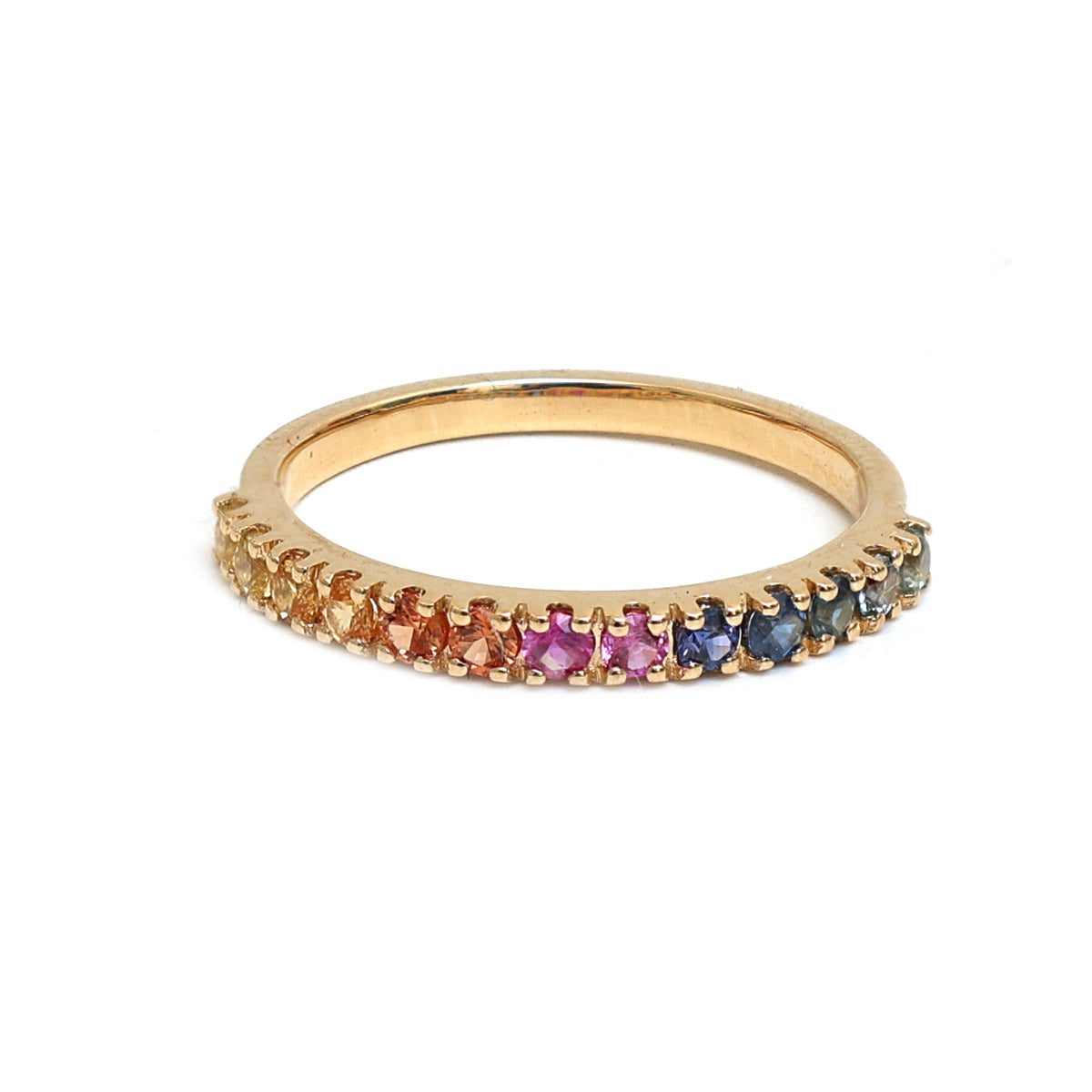 Rainbow Sapphire Ring