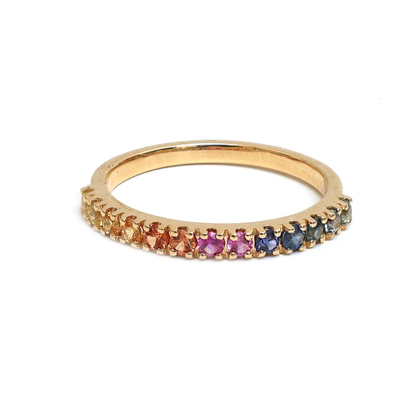 Rainbow Sapphire Ring