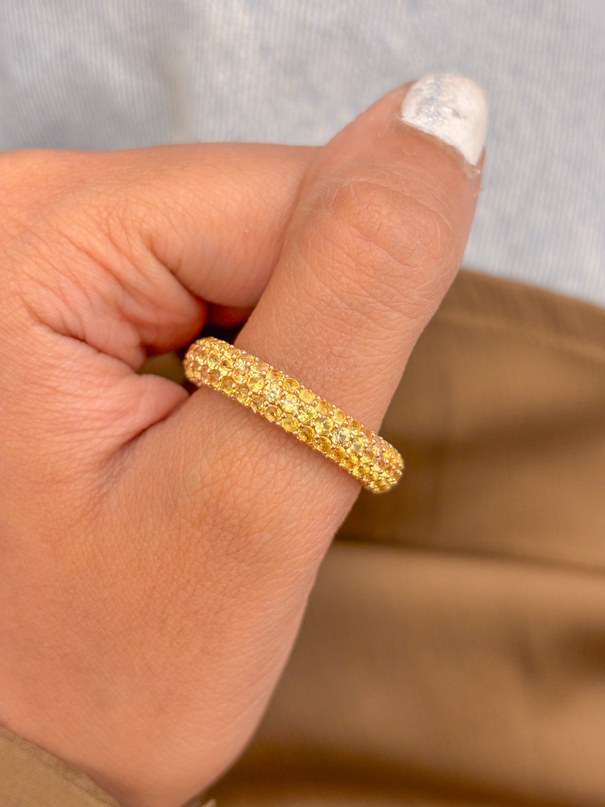 Yellow Sapphire Ring