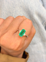 Emerald Diamond Ring