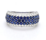 Blue Sapphire Diamond Ring